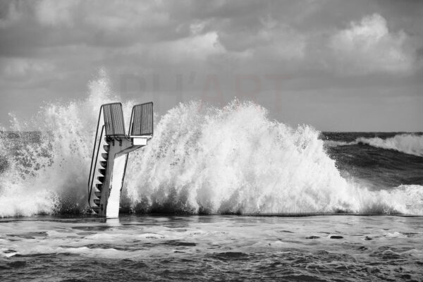 Vague sur Plongeoir