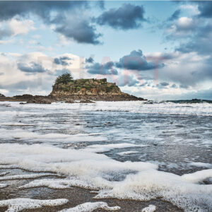 Plage de la Comtesse en hiver
