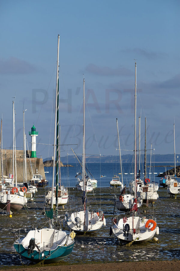 Port à marée basse