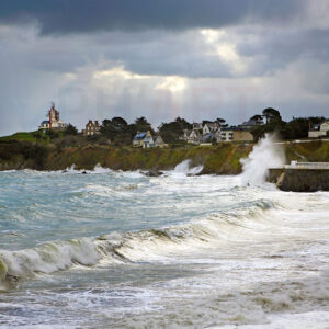 Vague au Casino en hiver