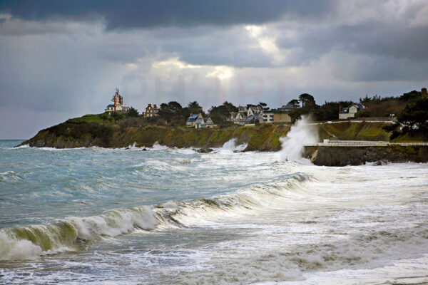 Vague au Casino en hiver