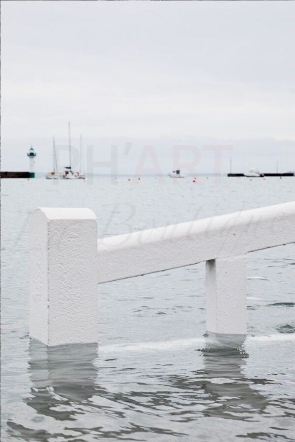 Grande marée au port